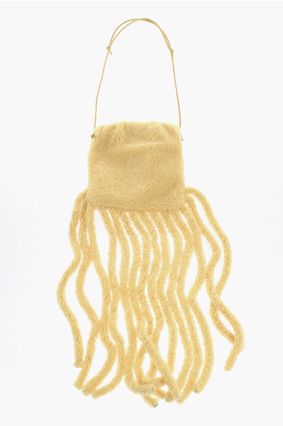 Bottega Veneta Shearling The Curly Fringe Crossbody Bag