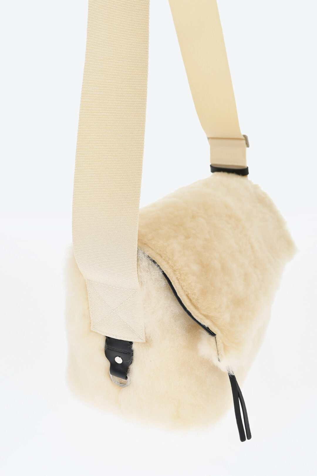 Shearling Contrast Bag