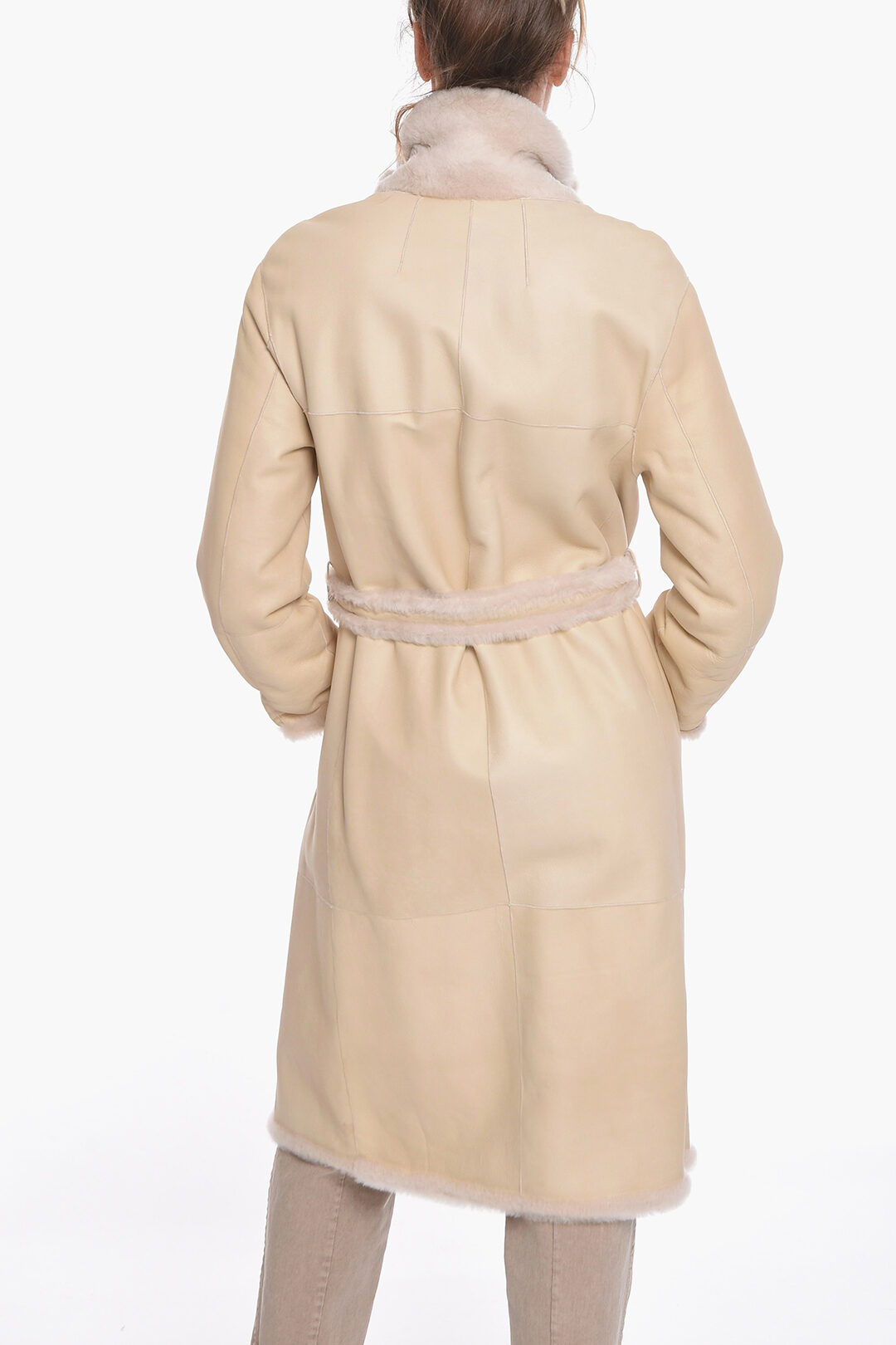 コート BRUNELLO CUCINELLI Woman Coat Camel MD5329538 C006 Brunello Cucinelli Women's Camel Coat | runwaygalleria