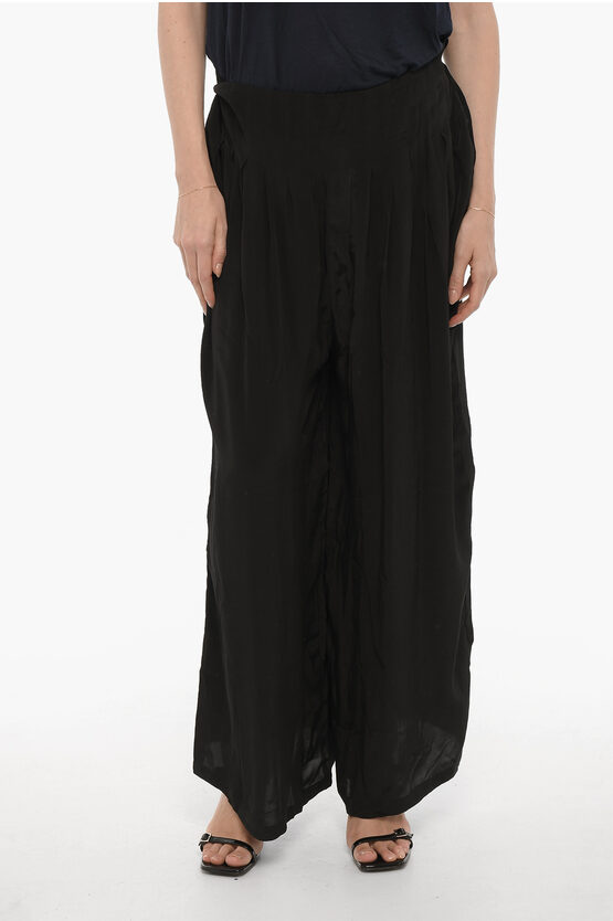 Shop Allsaints Sheer Fabric Hezzy Pants With Drawstring Waist