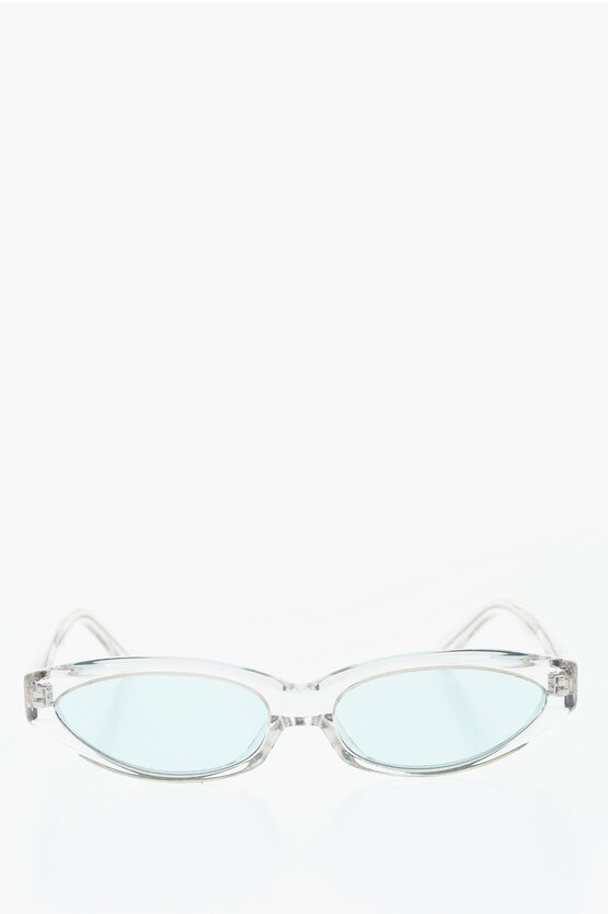 Shop Philo Sheer Frame Quin Sunglasses With Coloured Lenses
