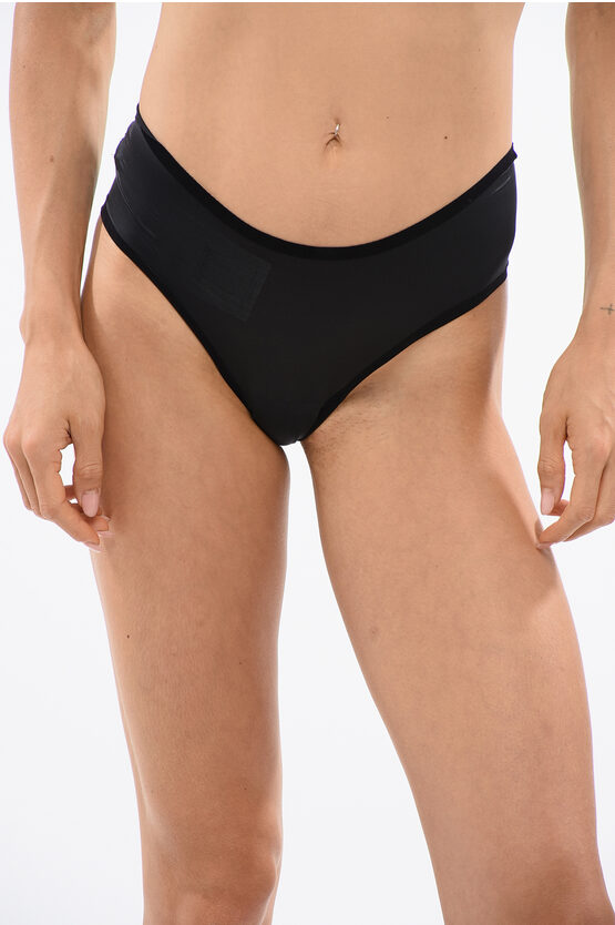Wolford Sheer Shimmer Slip In Black