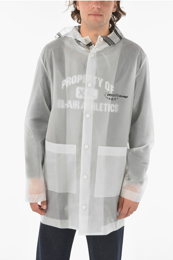 Msftsrep Sheer Waterproof Jacket In Gray