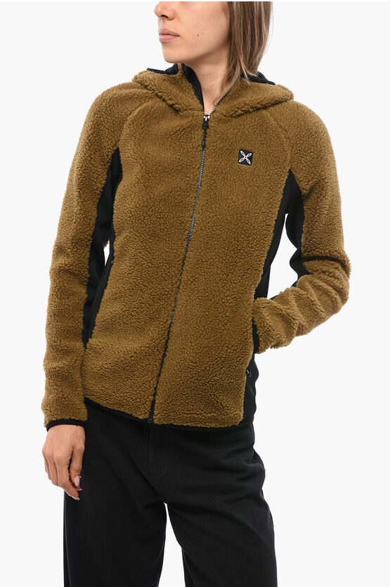 Montura Sherpa Jacket With Hood In Brown