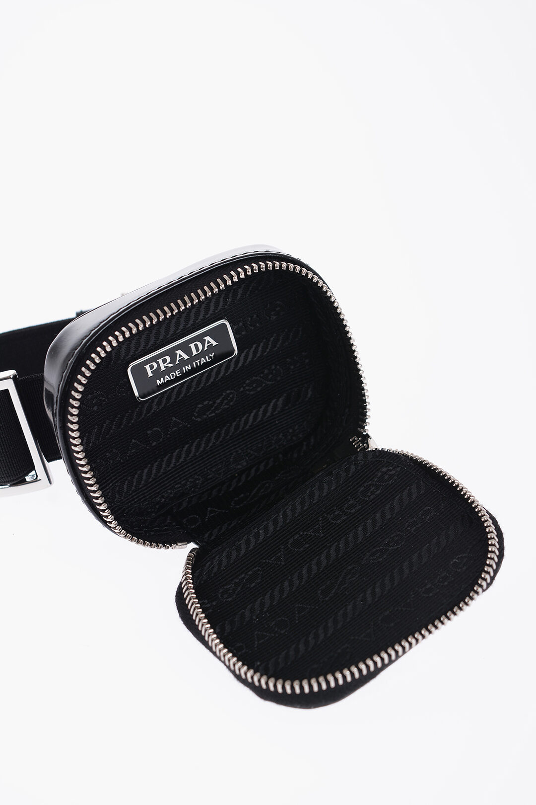 Prada Shiny Leather TRICK Coin Case men Glamood Outlet