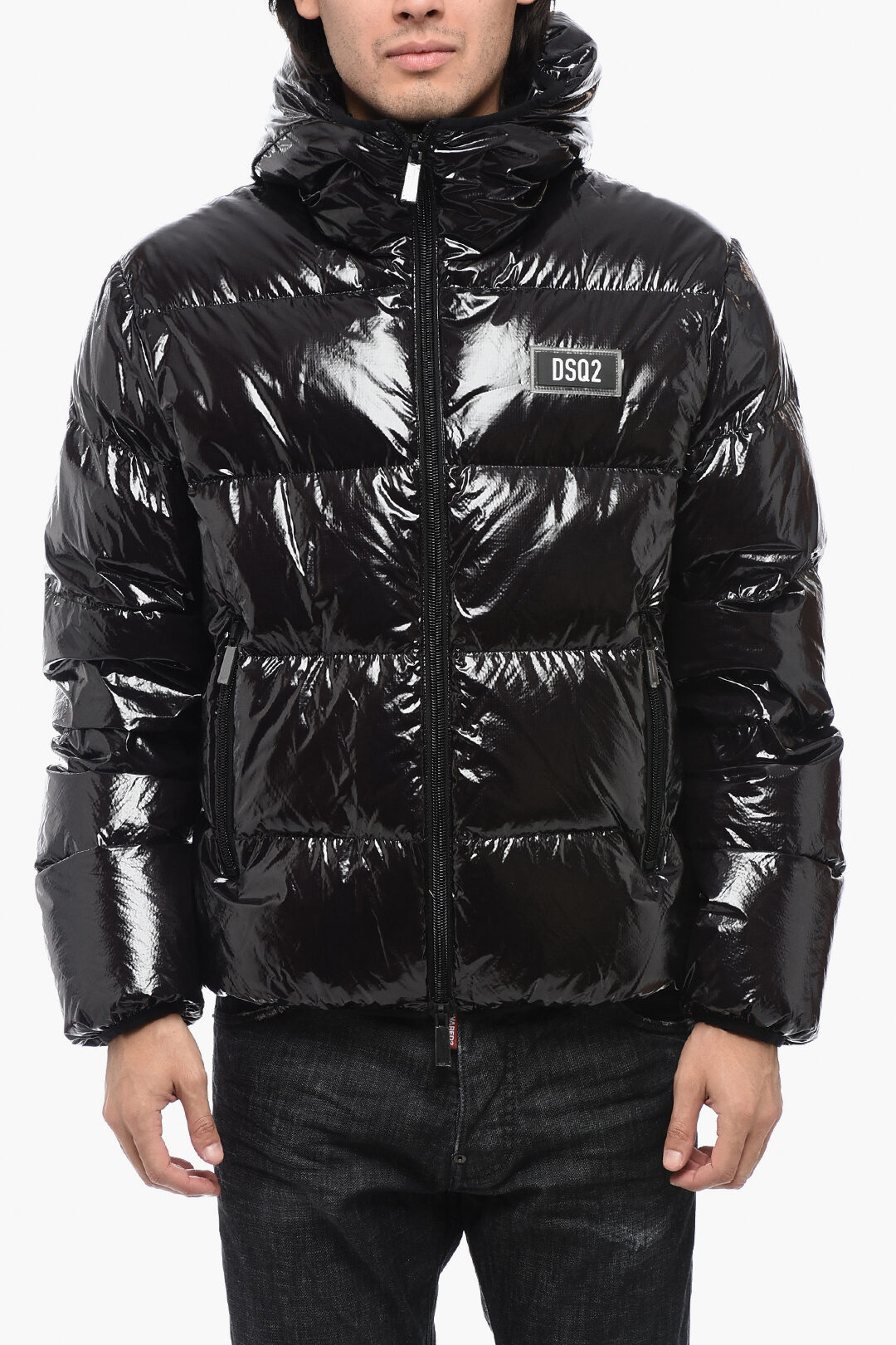【関税&送料込】Dsquared Black Nylon Down Jacket