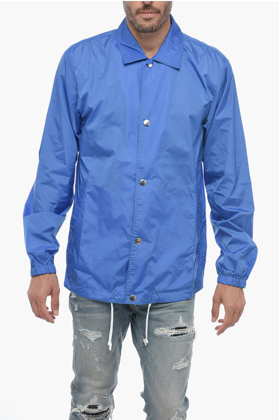 Shop Comme Des Garçons Shirt Back Printed Nylon Windbreaker Jacket