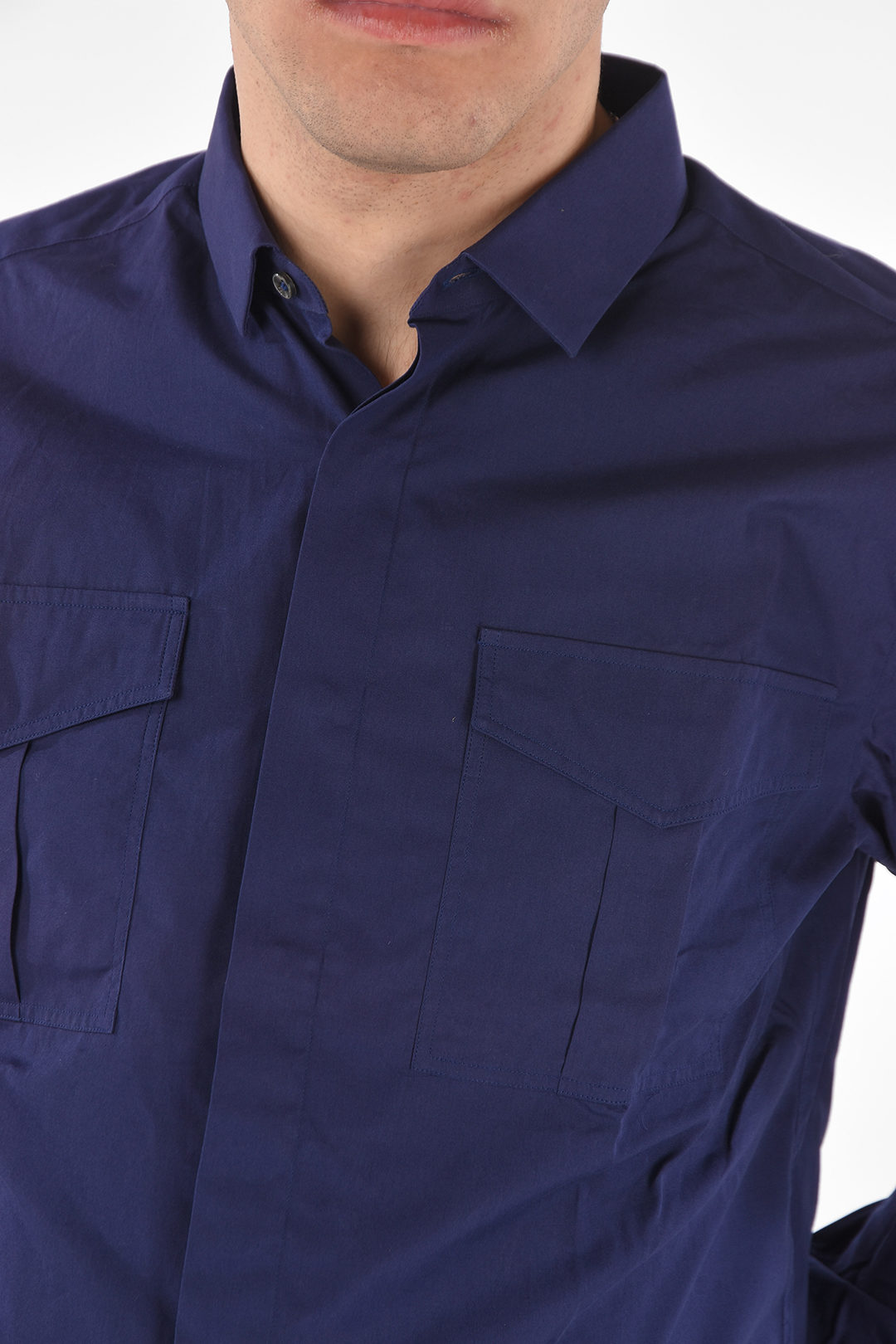 Valentino Shirt with Breast Pocket men Glamood Outlet