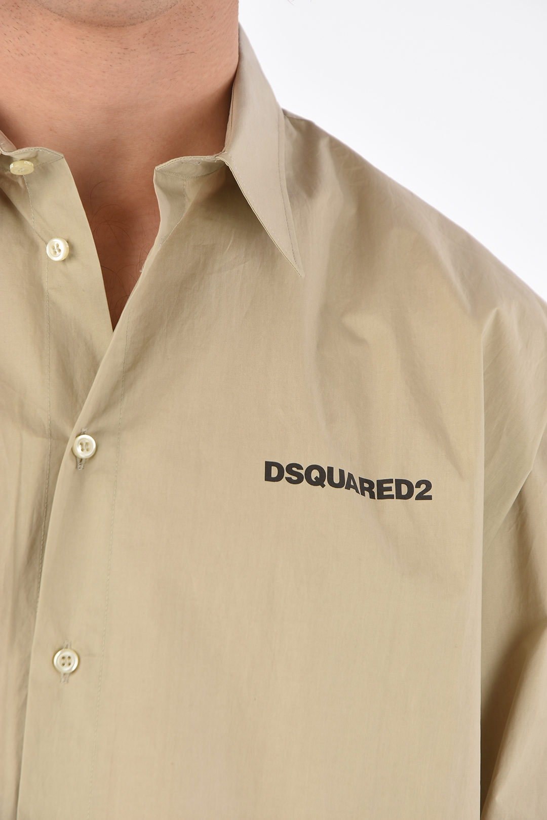 Arrangement Raadplegen Contour Dsquared2 Shirt with Waist Drawstrings men - Glamood Outlet