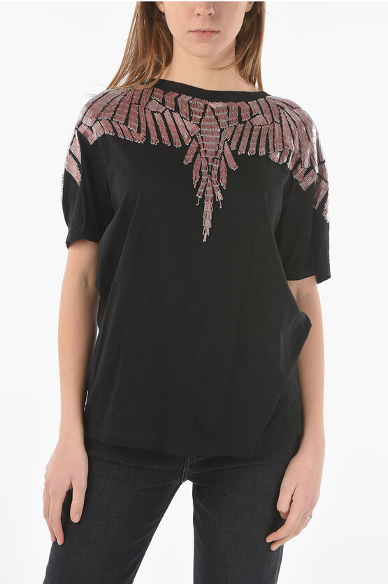 Marcelo Burlon Short Sleeved Crewneck SOFIA T-shirt