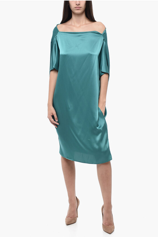 Gianluca Capannolo Short-sleeved Judy Dress With Boat Neck