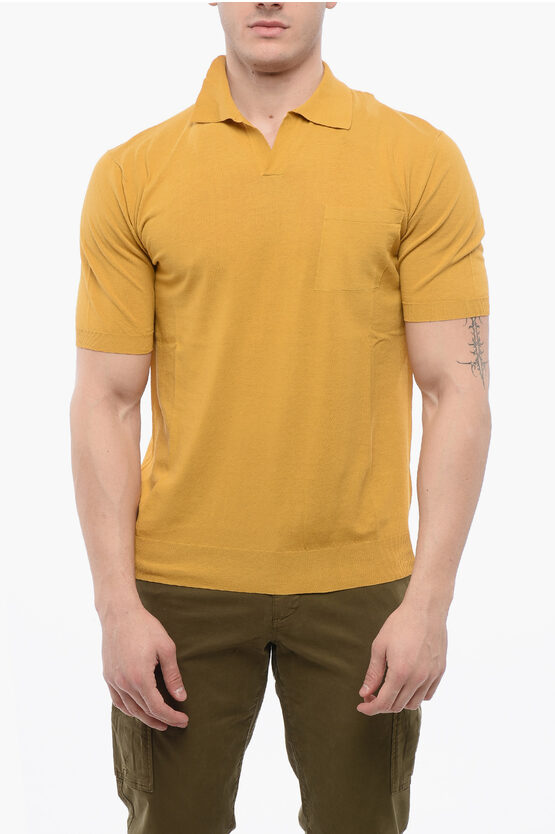 Altea Man Sweater Ocher Size Xxl Cotton
