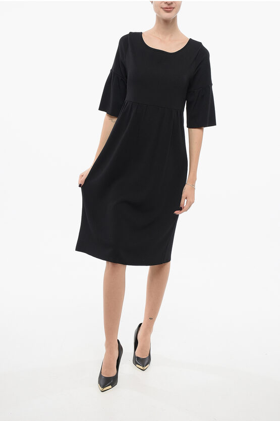 Dorothee Schumacher Short-sleeves Dress With Pleated Skirt