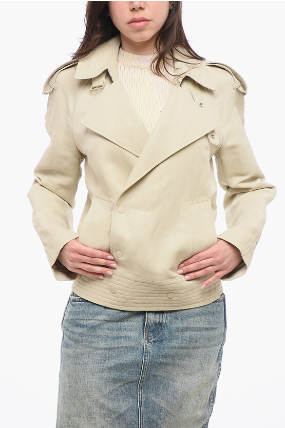 BURBERRY SHORT TRENCH WITH SIDE CLOSURE 