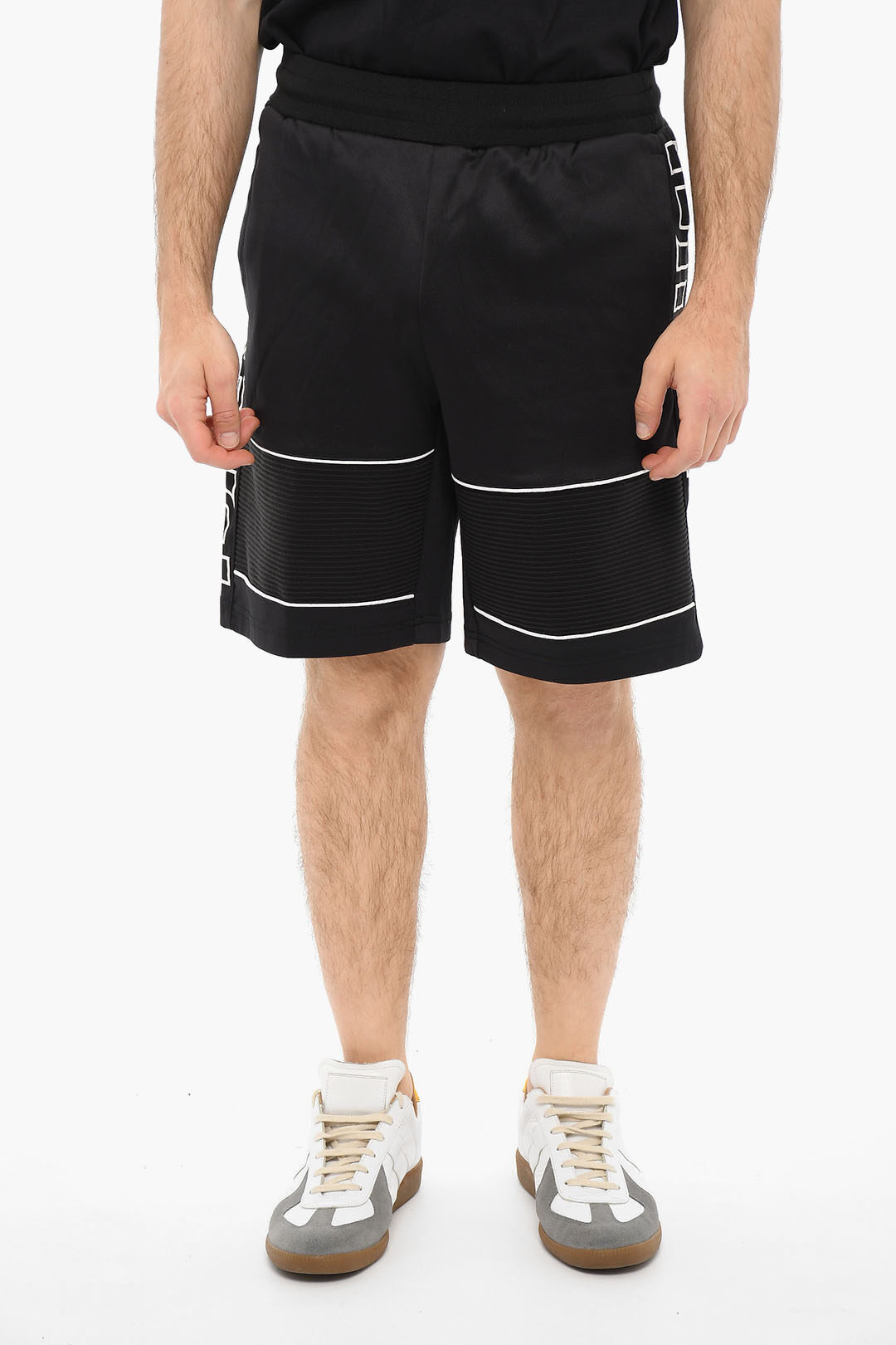 売上実績NO.1 Diesel Side Logo Print P-LACOR Shorts men - Glamood Outlet メンズウェア