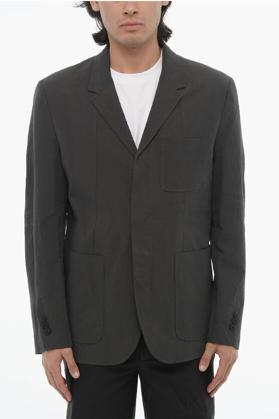 Neil Barrett Side Vents Notch Lapel Slim Fit 3-button Blazer