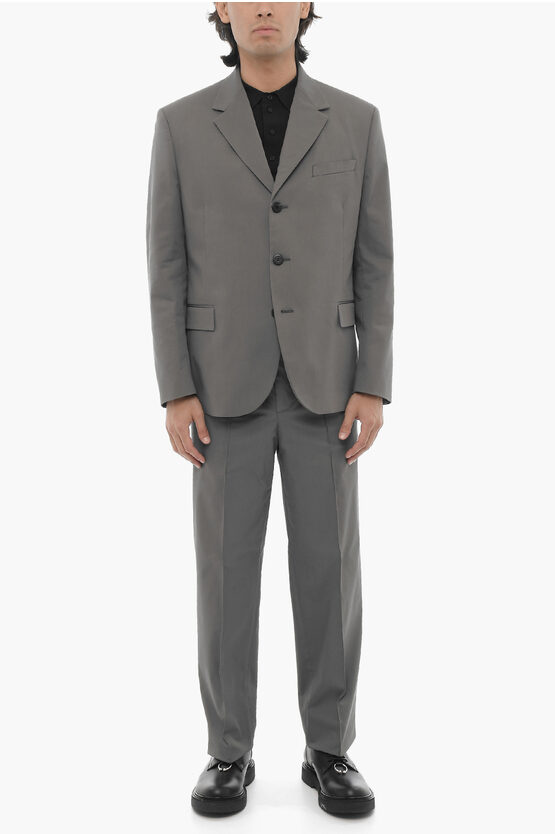 Neil Barrett Side Vents Notch Lapel Slim Fit 3-button Suit