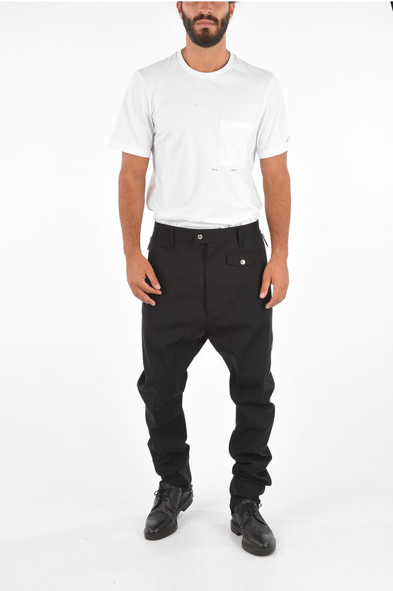 Dsquared2 Side Zipped Drop Crotch Pants men - Glamood Outlet