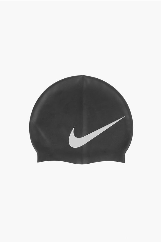 Nike Silicon Swimming Pool Cap In Black