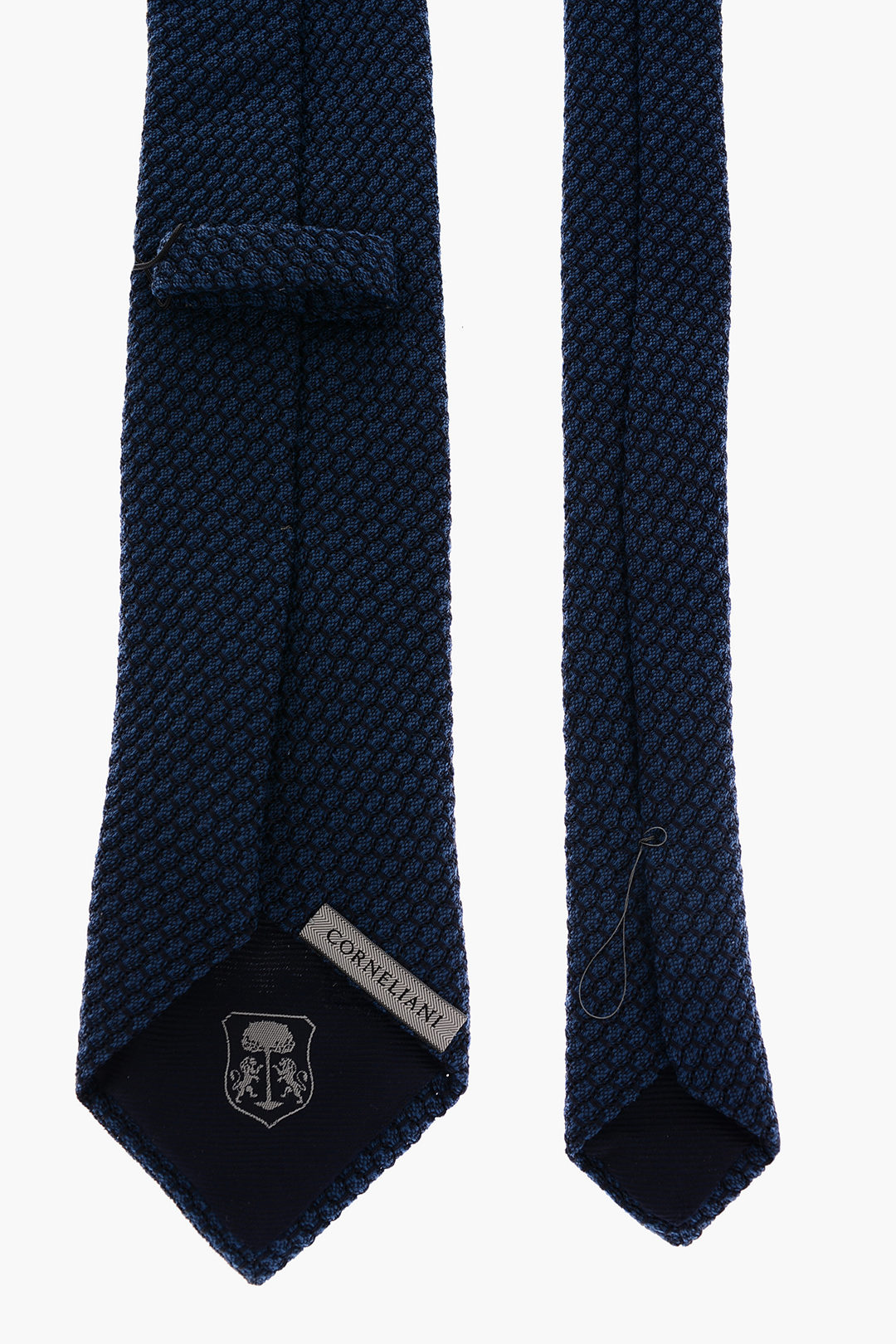 Corneliani Silk and Wool Crochet Tie men Glamood Outlet