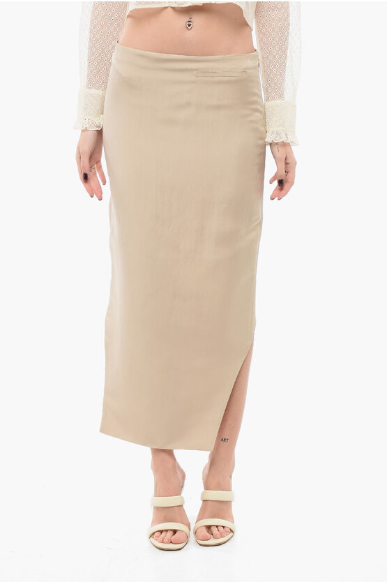Givenchy Silk Asymmetric Skirt
