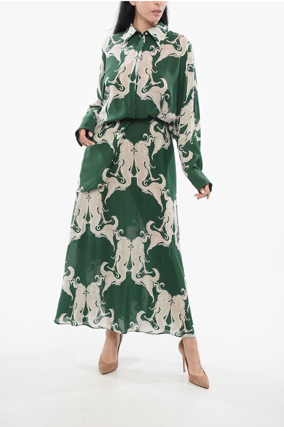 Silk Chemisier Dres… - image