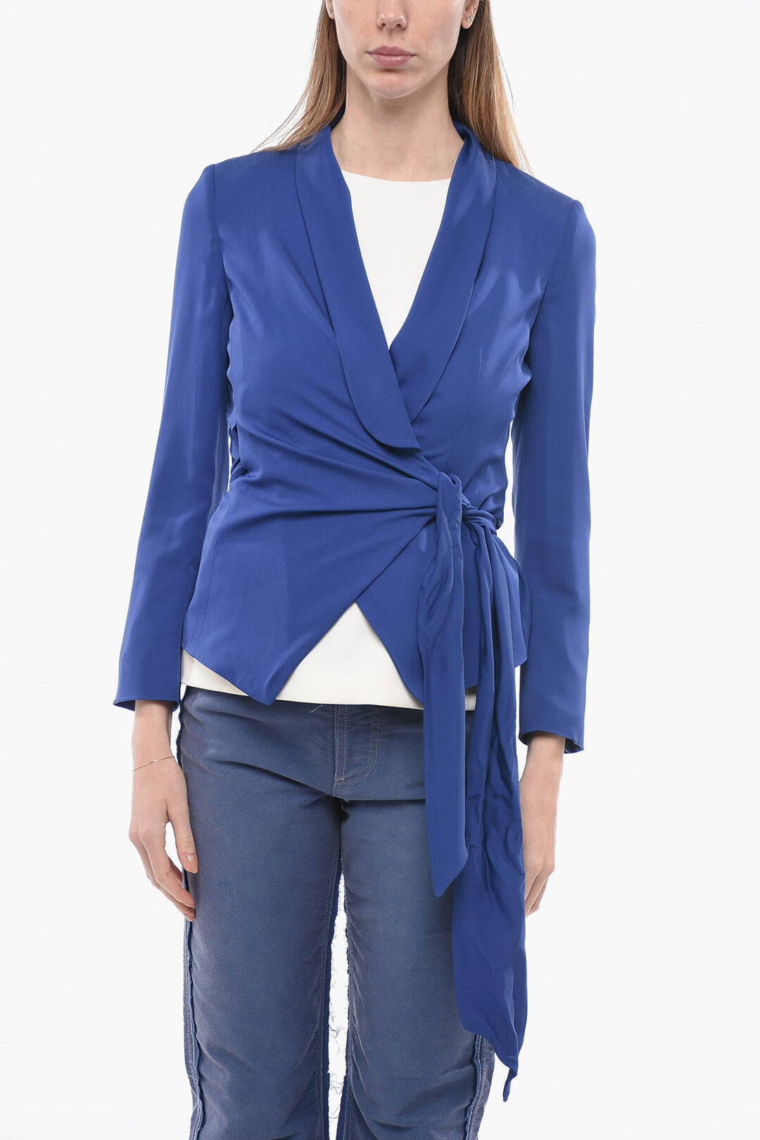 Max Mara Silk KLENIA Blazer with Wrap Design women - Glamood
