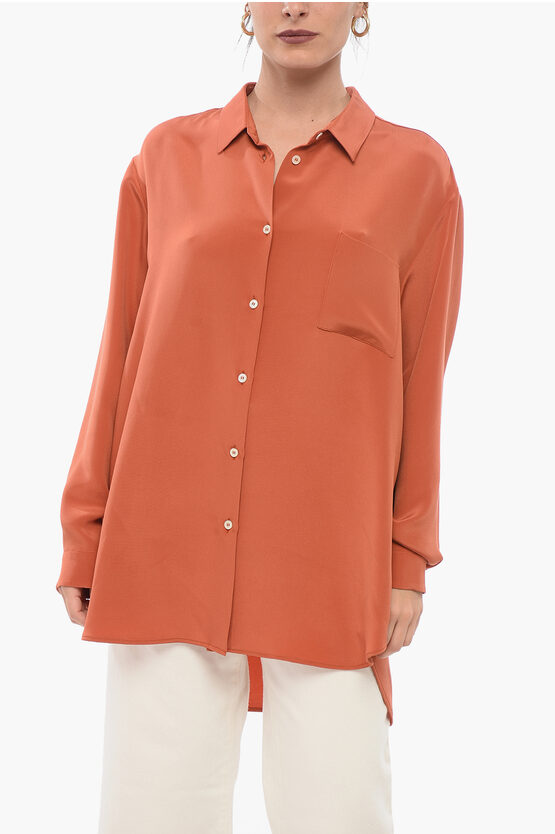 Super Blond Silk Oversized Shirt