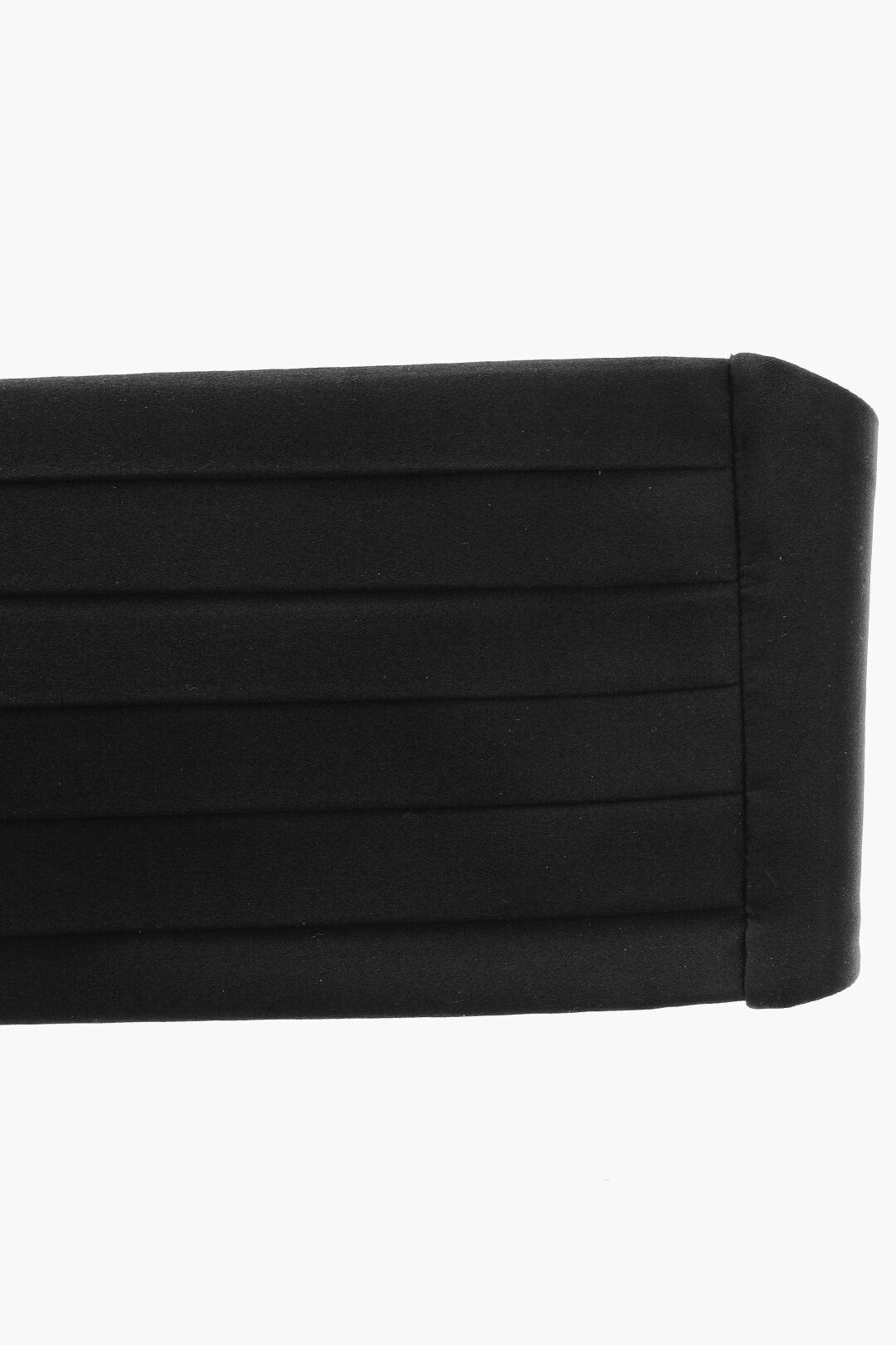 Black silk sash fashion belt