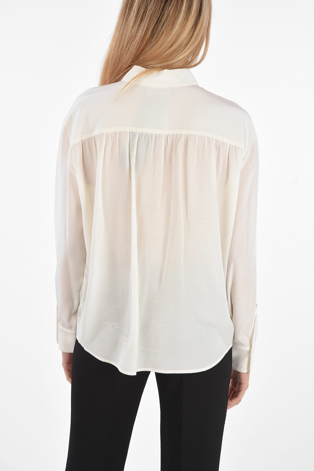 Rochas Silk sheer Shirt women Glamood Outlet