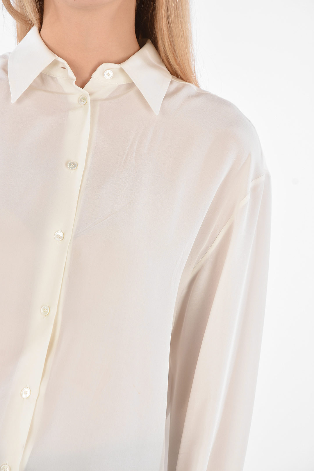 Rochas Silk sheer Shirt women - Glamood Outlet