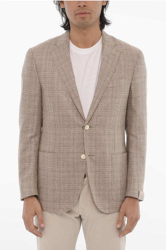 Corneliani Silk Side Vents Notch Lapel Leader Soft 2-button Blazer