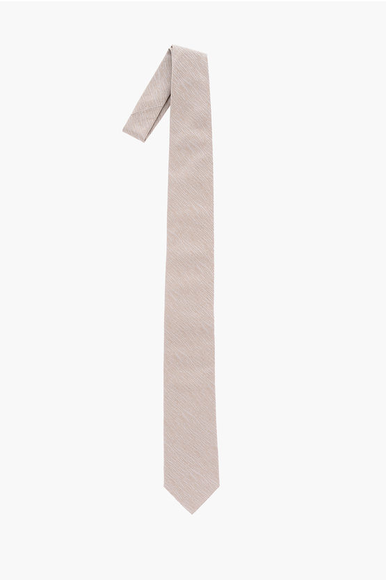 Corneliani Silk Tie In Gray