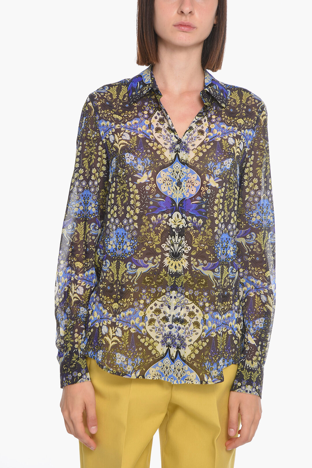 Etro Silk-voile Shirt in Floral Print women - Glamood Outlet