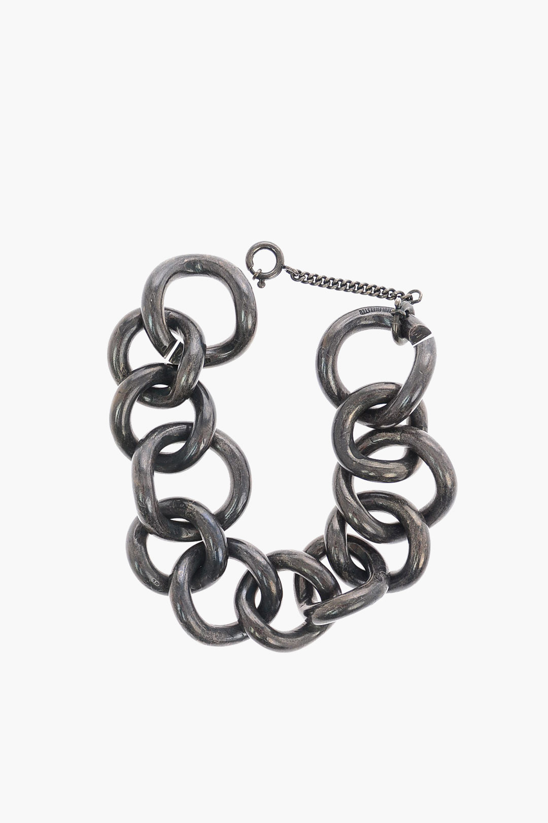 Silver CURB LINK Chain Bracelet