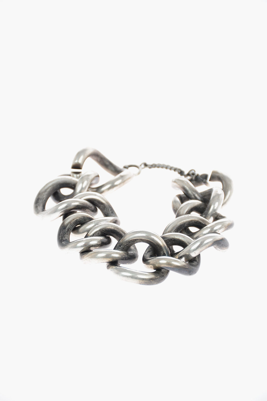 Silver CURB LINK Chain Bracelet