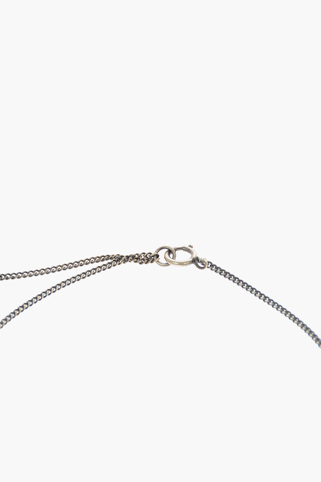 Ann Demeulemeester Silver FEATHER CURLY Necklace unisex men women 