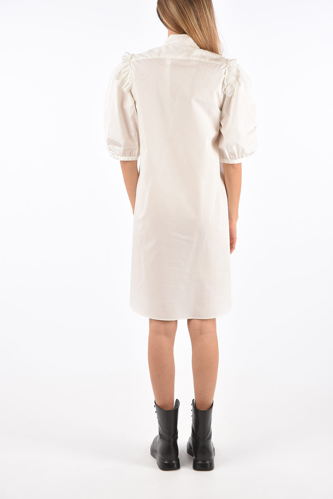 Moncler SIMONE ROCHA 4 leg-o-mutton sleeve knee lenght shirtdress women -  Glamood Outlet