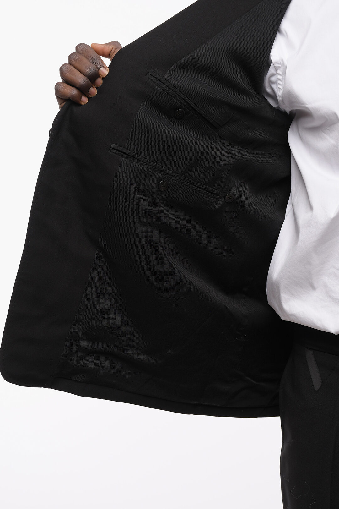 Ann Demeulemeester Single Breasted Blazer With Flap Pockets