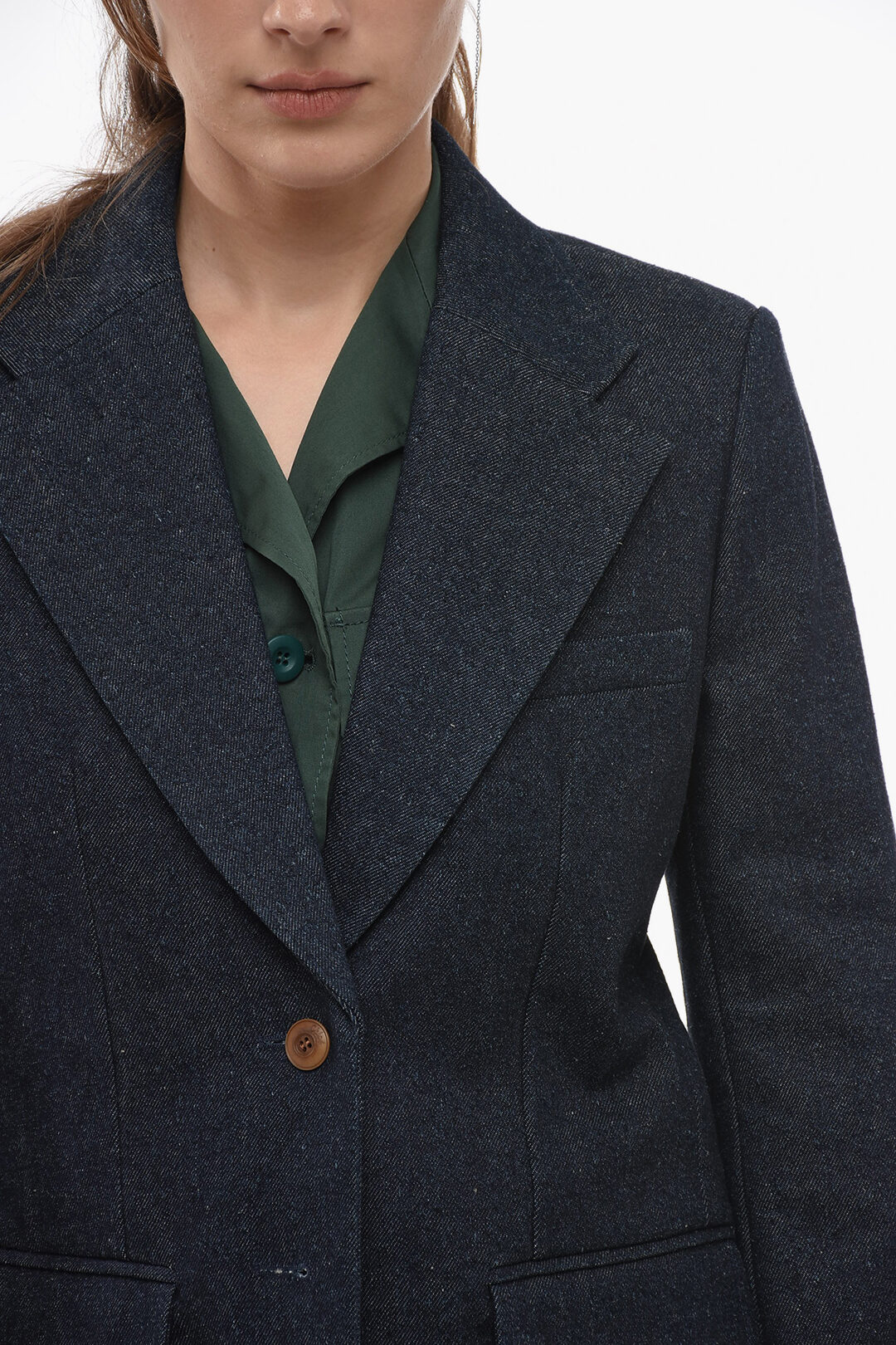 Reversible drip single breasted Blazer