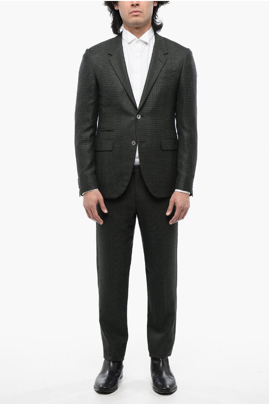 Corneliani Single-breasted Jacquard Fabric Suit