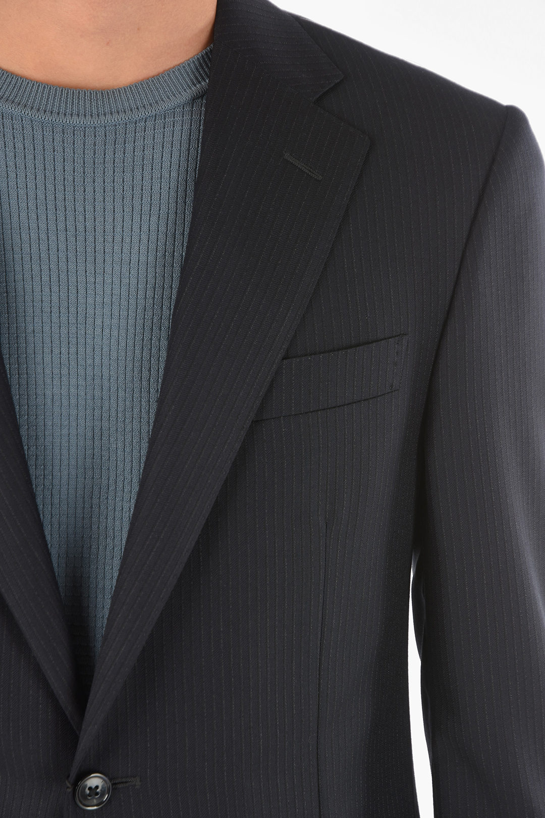 0000~Side Split LEADER Twill Virgin Wool Suit
