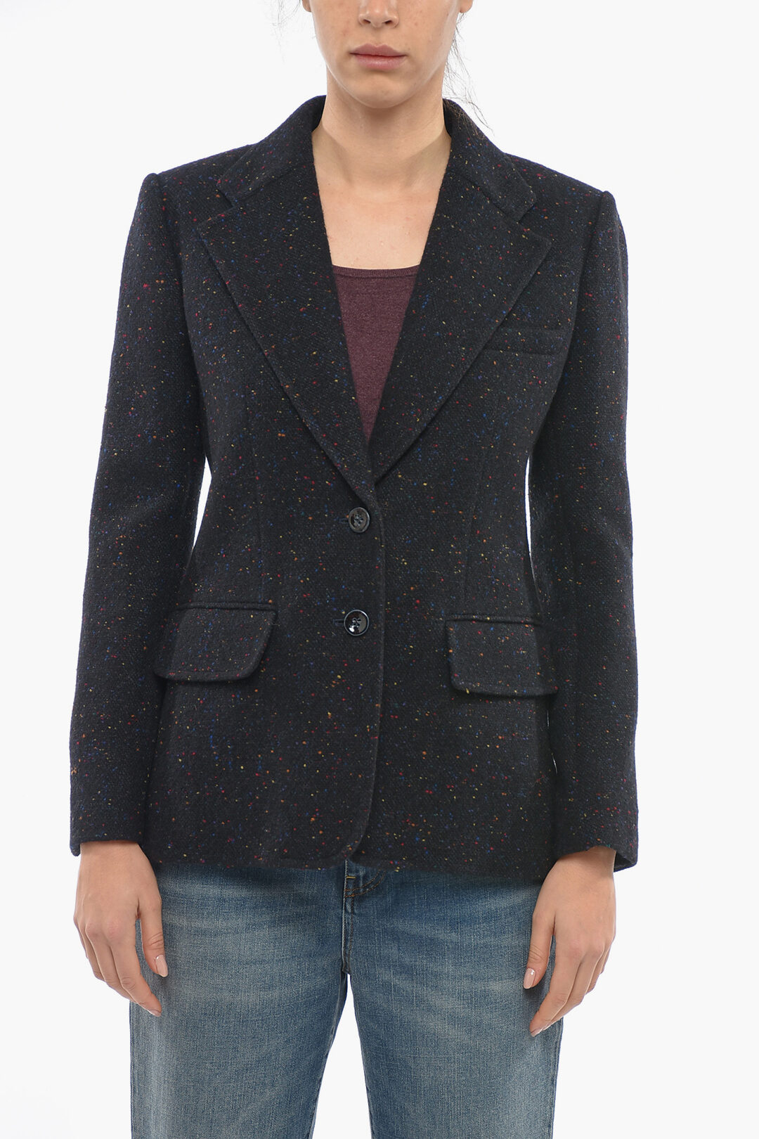 Alexander McQueen Houndstooth Single Breasted Blazer women - Glamood Outlet