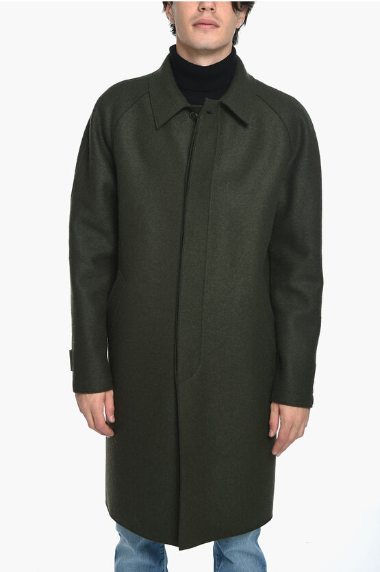 Single-Breasted Wool Coat main image 1
