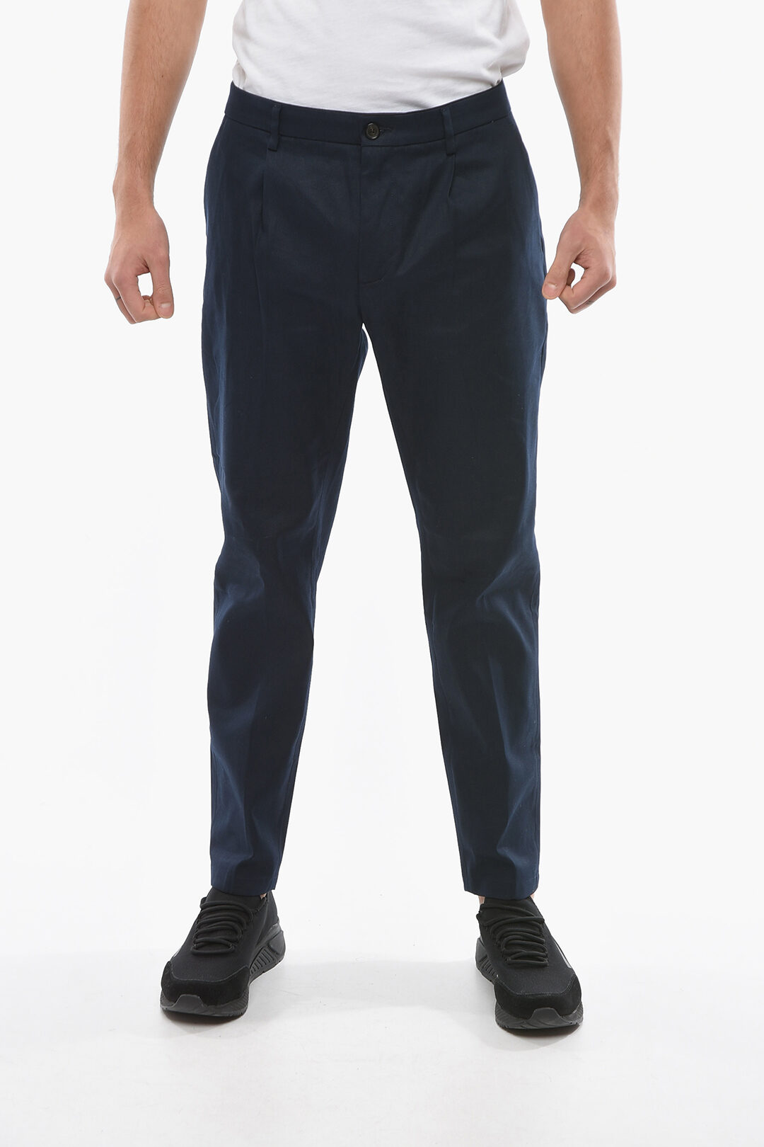 Single Pleat Tailored fit men trouser-| Mytailorstore
