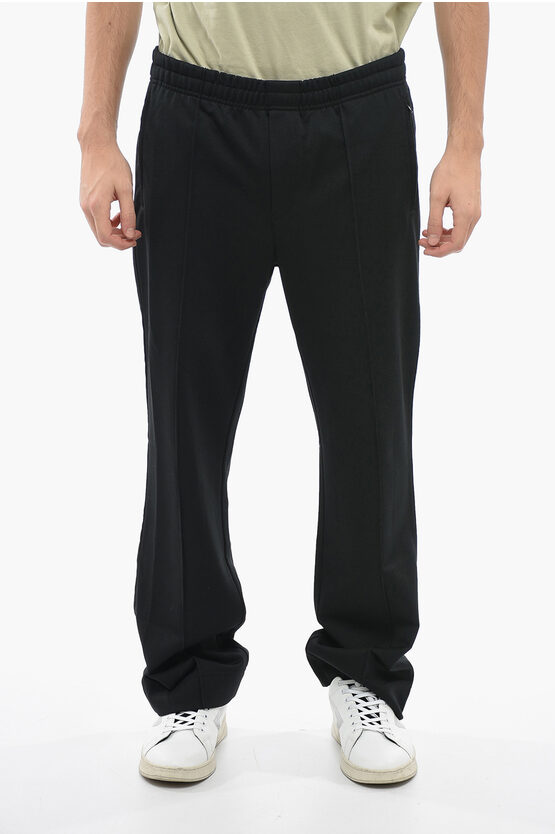 Sunflower Single Pleat Solid Color Joggers In Black