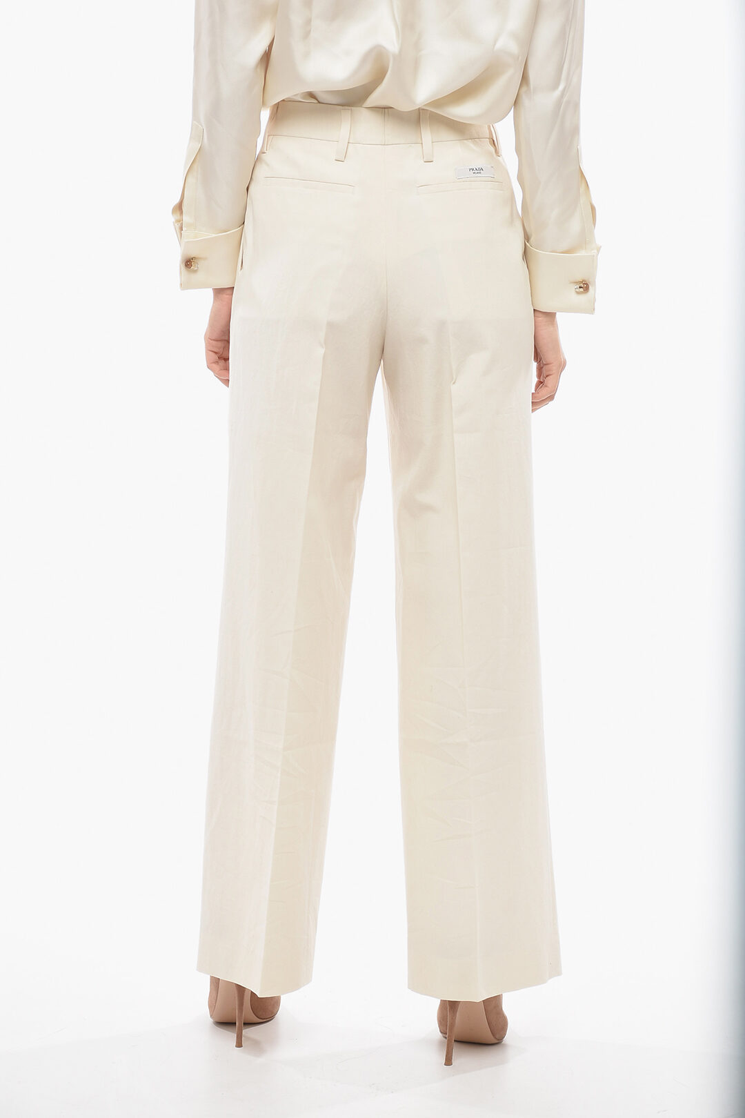 【送料&関税込】Prada Camel Cotton Pant Prada Camel Cotton Pant | italist