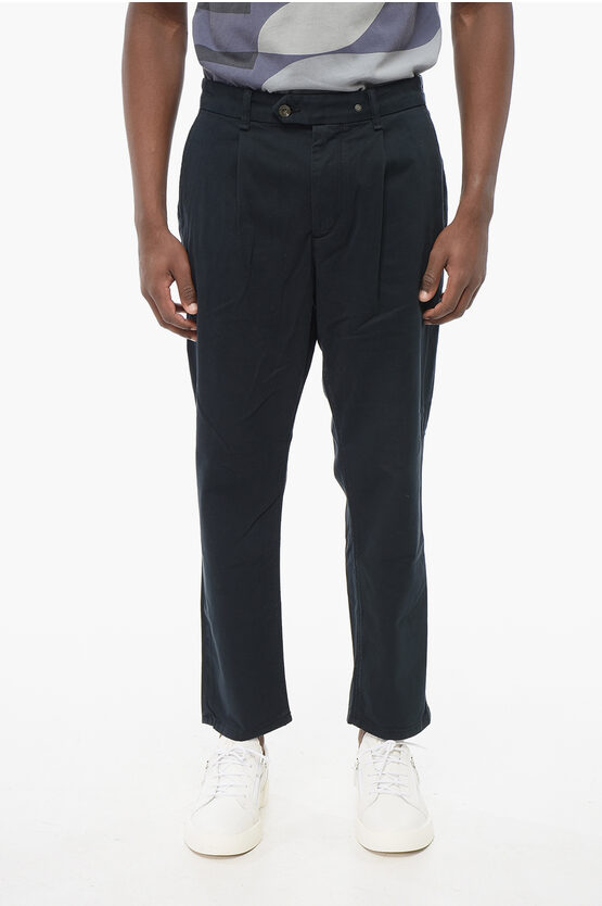 Rag & Bone Single-pleated Stretch Cotton Chinos Pants