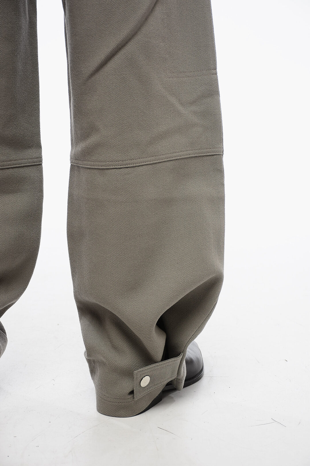 Ami Alexandre Mattiussi Single-pleated Virgin Wool Cargo