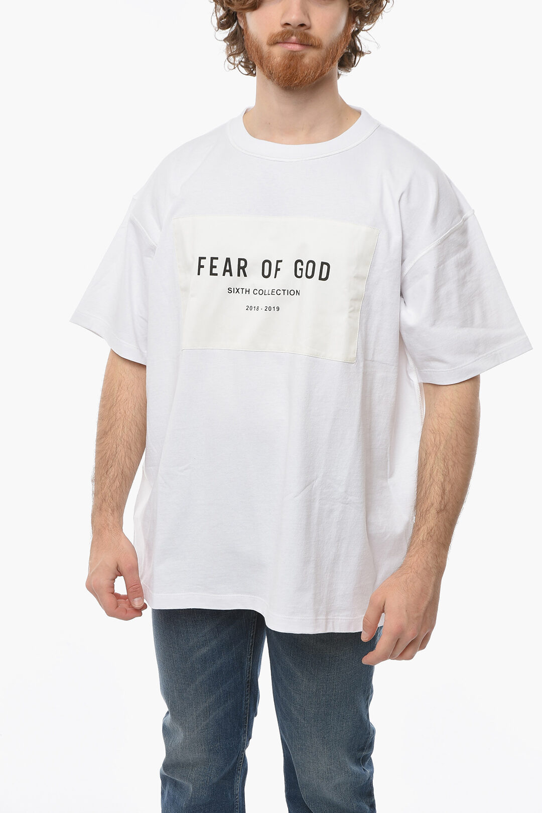 Fear Of God SIXTH COLLECTION Contrasting Printed Crew-neck T-Shirt
